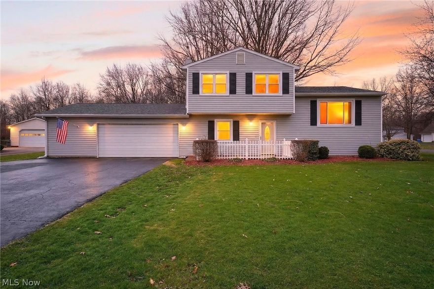 Welcome to this lovingly maintained split-level home, proudly cared for by its original owner-a rare find that truly shows throughout. With thoughtful updates completed over the years, this home perfectly blends comfort, space, and peace of mind. Step inside to discover a freshly updated interior, the entire home was painted within the last two years, creating a clean, modern feel from the moment you enter. Natural light pours through newer windows (installed within the past 2-3 years), enhancing the warmth of the inviting living spaces. The spacious layout features two separate living areas- ideal for entertaining, relaxing, or creating the perfect flex space for today's lifestyle. The main living room flows seamlessly into a dining area just off the kitchen, making everyday living and hosting easy. With 3 comfortable bedrooms and 1.5 baths, there's room for everyone to settle in and feel at home. Step outside and fall in love with the outdoor setup, complete with a deck, a charming 12x12 shed for extra storage, and a recently added fire pit area perfect for gathering with friends and family under the stars. Car enthusiasts, hobbyists, or anyone needing extra storage will appreciate the oversized attached 2-car garage (24x30). Located in a desirable area, this home offers both convenience and a welcoming neighborhood feel. This is more than just a house; it's a home that's been truly cared for and is ready for its next chapter.