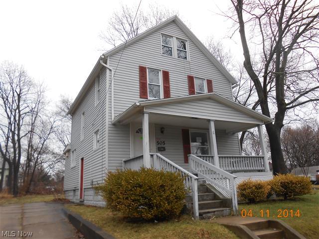 Traditional 2-story with front porch, updated vinyl siding, kitchen with breakfast nook, formal dining room, updated windows, 3 bedrooms. Equal Housing Opportunity. Sells As Is.