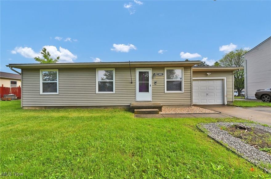 Welcome to this cozy ranch, with a full basement. This home sits on the west side of Medina, not far from Historical Medina Square. This home features three bedrooms, and one full bathroom, it boosts cathedral ceiling, making it feel spacious. The kitchen, dining and living room have an open floor plan. To round out the rest, of this home it has a full basement, which has been partial finished. The back yard is fenced in and has 2 sheds for some added storage.  This lovely ranch is in the Buckeye School District and not far from The Medina County Vocational School.