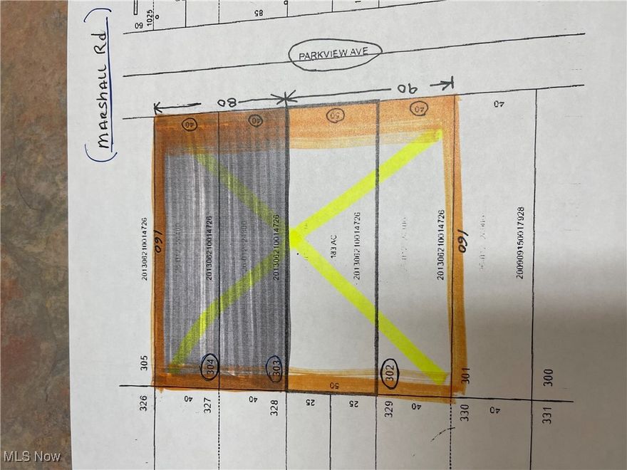4 lots in excellent location on a private dead end road location. 170 x 160 all utilities available. close to schools and park