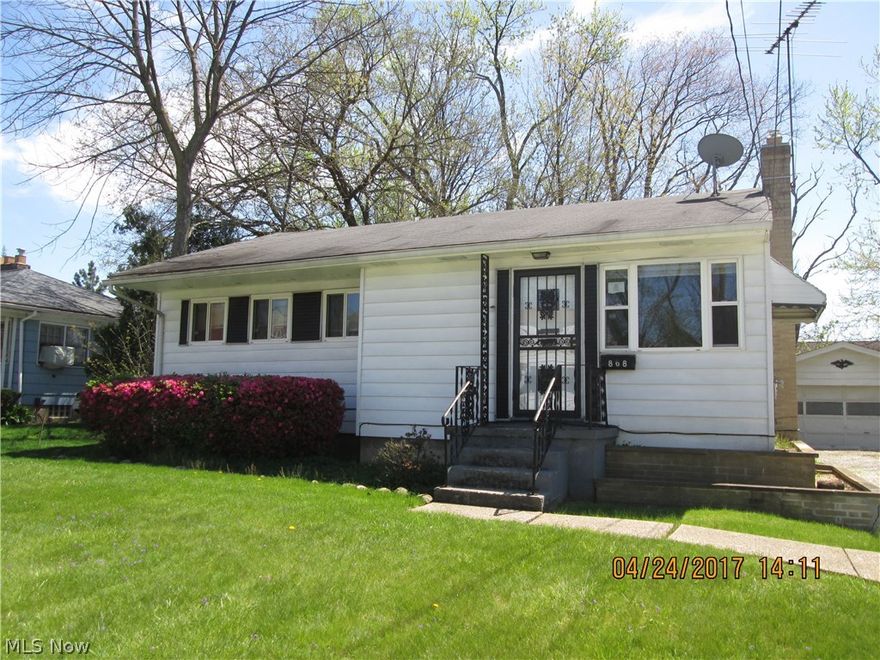 INVESTORS.....COME - AND - GET - IT!!! This ranch has SO much to offer and aside from a little "elbow grease" it doesn't really look to need very much overall - this one has some SERIOUS potential and could be a FANTASTIC investment opportunity!!! Convenient location near expressway access with nice curb appeal, yet also has a  large private rear lot - there's also a two car detached garage!!! Interior offers a VERY desirable floorplan; nice and roomy yet very maintainable if you're looking to downsize!!! Home looks to have "newerish" replacement windows and boasts hardwood floors throughout most of the main floor!!! Many of the other mechanics look to have been well kept/updated - to include the furnace and hot water tank!!! Large common areas including the living room & eat-in kitchen with sliders overlooking the pretty back yard!!! AWESOME footprint in the basement - you have potential to utilize this lower level space as another/4th and PRIVATE BEDROOM/BONUS ROOM, PLUS having a MAS