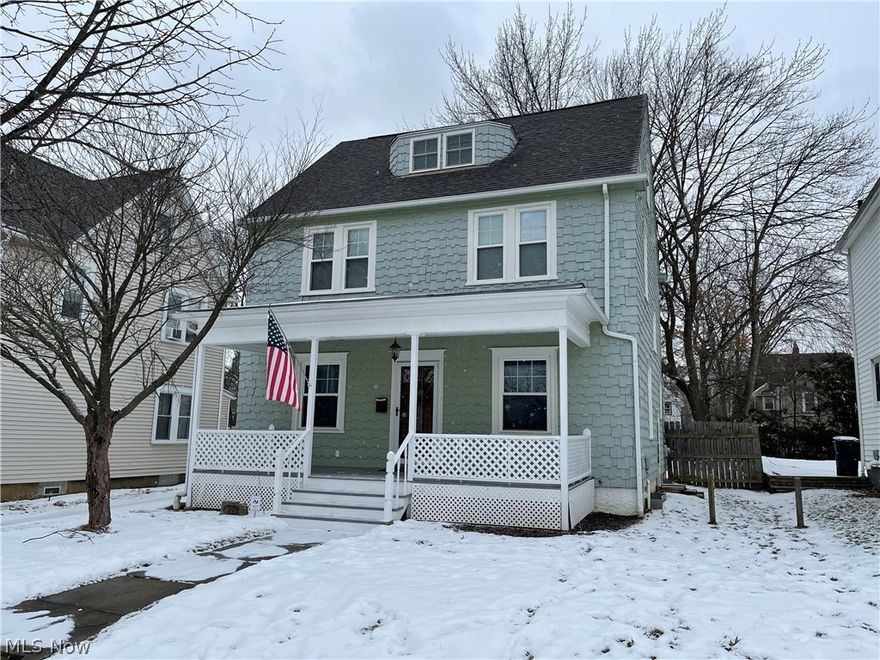 Firestone Park Shoppers here we have once again yet another beautiful Firestone Park colonial!  Located in the Heart of Firestone Park, this 3 possible 5 bedroom home has tons to offer its new owner including~ very nice vinyl windows throuougt the home, gorgeous oak floors in both the living room and formal dining room- complemented by brand new carpet (only a week old) going up the stairs through all 3 bedrooms as well as in the finished attic, central air, natural woodwork well taken care and all the way through, large front porch perfect for spring-summer and fall sitting, fenced back yard, glass block windows, newer hot water tank, giant kitchen with appliances, a possible 4th bedroom on the first floor, and ceiling fans everywhere.  This home has been well taken care of, in the same family for decades and you can tell!  Set you private viewing to come and see this beauty today!!