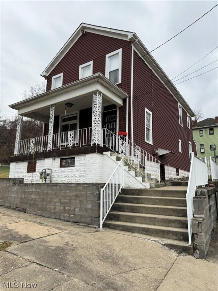 Talk about good bones.  Thus 3 large bedroom house was a family home for over 57 years.  Well maintained and groomed by a loving Steubenville family.  Just a few blocks away and you have the retail features of downtown.  Yet nestled on a side street is this large 2 bath home offering not one but 3 nice, flat and fenced in parcels.  A newer garage offer 2 car off street parking inside and yet more outside on the concrete pad.  Besides many loving memories in this home, you will find a new bathroom on the main floor, a 200 year old claw tub upstairs and a very dry basement that structures this beauty.  Make your appointment for a private viewing today.