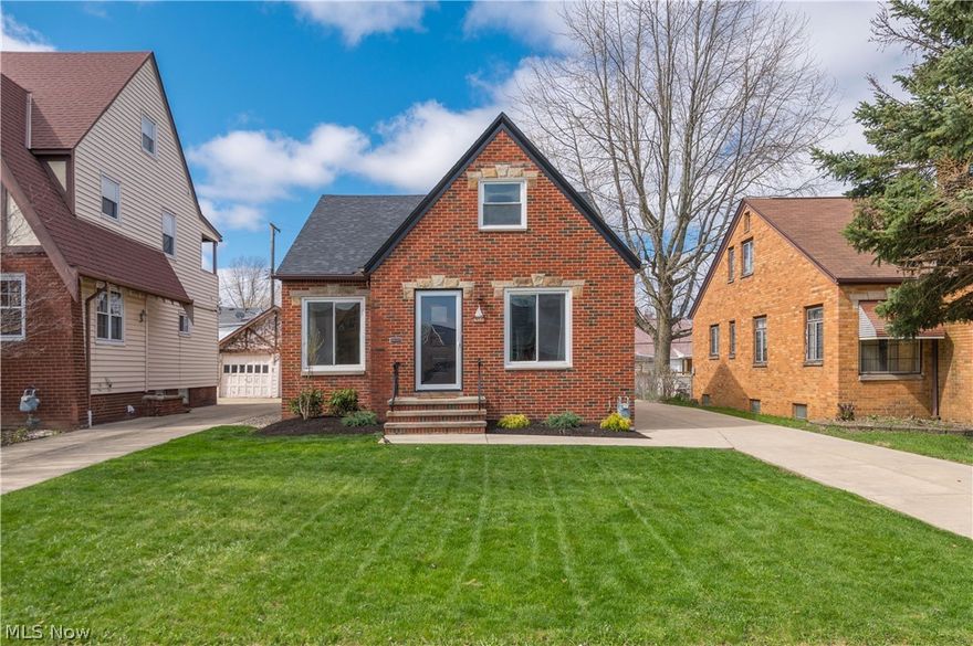 Welcome to this beautifully maintained 3-bedroom, 1.5-bath brick home nestled in Parma’s desirable Circle area. From the moment you arrive, you’ll be impressed by the meticulously landscaped yard and inviting curb appeal, leading to a stunning backyard featuring a custom stone paver patio.  Perfect for relaxing or entertaining.
Inside, every room has been freshly painted, creating a bright and welcoming atmosphere throughout. The main floor offers two comfortable bedrooms and a charming sunroom, an ideal spot to enjoy your morning coffee or unwind at the end of the day.
Upstairs, you’ll find a spacious primary suite complete with a private half bath and cedar closet, along with a versatile bonus room that can easily serve as a home office, playroom, or additional living space.
Beautiful hardwood floors run throughout the home, adding warmth and character. The large basement offers endless potential for additional living space, storage, or recreation- ready for your personal touch.
Recent updates provide peace of mind, including a new HVAC system (2025), roof (2025), and appliances (2026), along with new landscaping and backyard patio.
Don’t miss the opportunity to make this move-in-ready home yours!  Schedule your private showing today!