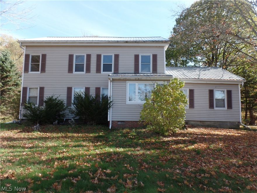 House with 58 acres.  Free gas, wood floors and a 1 car garage.