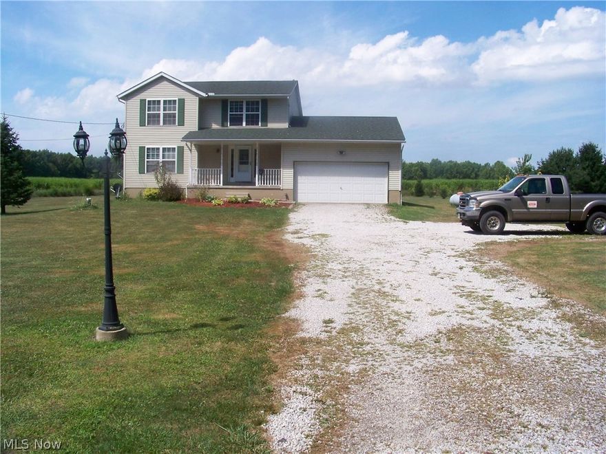 GPS calls it N. Park Ave.. Bloomfield-Mespo Schools!  Townline Road is also called North Park.  This lovely 2 story home with roomy 2 car attached garage with workshop area.  Master bath is a Jacuzzi tub and separate shower.  All bedrooms are up.  Relax on the large back deck off the eat-in kithchen.  1st floor laundry with stack washer/dryer.  Propane heat and Central Air!  Owner prefers no pets, but see non refundable pet comment if approved.