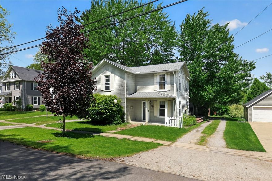 Welcome to this charming two story home nestled on a quiet street in the heart of Canfield, just moments from the Village Green, local parks, and the beloved bike path. Offering 3 bedrooms and 1.5 bathrooms, this beautifully maintained residence combines timeless character with comfortable everyday living in one of the area’s most sought after locations within Canfield Schools. From the moment you arrive, you’ll appreciate the inviting curb appeal, peaceful surroundings, and classic charm that make this property feel like home. Inside, you are welcomed by spacious living areas filled with natural light, including a cozy sitting room perfect for relaxing with a book or morning coffee, along with a large living room designed for entertaining and gathering with family and friends. Gorgeous hardwood floors flow throughout much of the home, adding warmth, character, and elegance to the space. The layout offers both functionality and comfort, with generously sized bedrooms, ample storage, and a warm, inviting atmosphere throughout.
The kitchen offers excellent cabinet and prep space while flowing conveniently into the dining and living areas, creating an ideal setup for both everyday living and hosting guests. The home’s thoughtful layout provides flexibility for growing families, work from home needs, or additional entertaining space. Outside, enjoy the peaceful backyard setting with plenty of room for outdoor activities, gardening, or simply enjoying the quiet surroundings. The location truly sets this property apart, offering the perfect balance of neighborhood charm and convenience with close proximity to shopping, dining, schools, and recreational amenities. Rarely does an opportunity come available to own a character filled home in such a desirable Canfield location with space, charm, and accessibility all in one. Schedule your private showing today and experience everything this wonderful property has to offer.