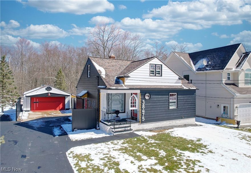 Welcome home to this beautiful move-in ready cape cod! This charming home features big windows, original hardwood floors, and tons of character! Walking inside the front door you will be greeted by the spacious living room that opens nicely into the dining and kitchen area. On the main floor you will also find two bedrooms as well as a full bathroom. Upstairs you will be thrilled to find the spacious primary bedroom with an attached half bathroom as well as a large cedar lined walk in closet. If you're someone who like's additional storage, you will LOVE the additional storage space this home has upstairs. When you're walking through, make sure you don't miss the partially finished basement! This space would be PERFECT for a rec room or additional family room. In the basement you will also find the laundry area, a shower, and plumbing to complete a third bathroom! In 2020, the seller's had a brand new composite deck built with a vinyl pergola for shade that overlooks the back yard and