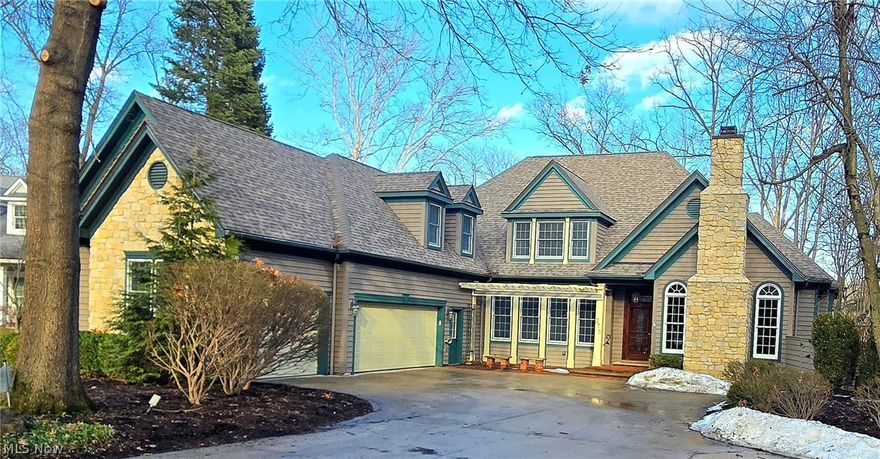 Welcome to this extraordinary custom-built Cape Cod estate in Berea, offering over 7400 sq ft of refined living space on
a rare double lot that backs up to the Metroparks. Built in 1996 and thoughtfully updated. This one-of-a-kind property
blends luxury, comfort, and unmatched versatility. The main residence features 6 spacious bedrooms and 5 full
bathrooms and a half bath, vaulted ceilings, and four fireplaces that create warmth and architectural character
throughout. Expansive living areas are designed for both elegant entertaining and every day living. Step outside to
your private retreat featuring: An in-ground pool with a wooden fence for privacy, two large screened porches with
ceiling fans, a 14'x32' deck with a spiral staircase to the lower level, gas firepit area, and shed for extra storage. Car
enthusiasts, business owners, or collectors will appreciate the incredible garage capacity. There is a 3-car attached
garage and a 10-car detached garage complete with car lift, full bathroom, office, and heated concrete floor. Above the
detached garage sits a stunning 1,800 sq ft luxury apartment ideal for multigenerational living, guest quarters, rental
income, or private office space. The beautifully appointed space includes: 2 bedrooms, full kitchen, dining room, living
room with dramatic 3-sided fireplace and vaulted ceiling, spacious full bathroom, laundry room, and a private 20x12
deck. This rare estate offers privacy, space and flexibility-all within minutes of shopping, dining and major highways. A
truly exceptional opportunity for buyers seeking space, function, and privacy. The main house roof was replaced in
2019, Generac generator added in 2019, tankless hot water tank 2021, pool pump 2021, pool heater 2021, 10-car garage
boiler 2018, hot water tank 2019, and the roof in 2016.