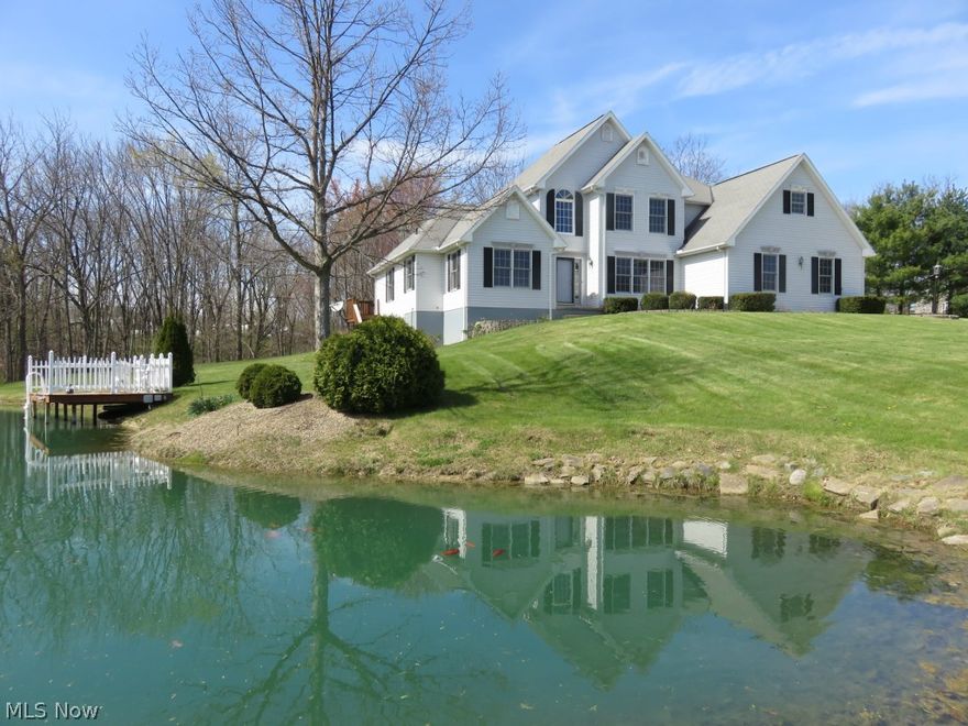 This is a Fannie Mae HomePath property. Nice 4 bedroom, 3.5 bath home with open floor plan with two story family room, and first floor master on 2 beautiful acres. Finished walk-out basement overlooking the side pond and ravine.