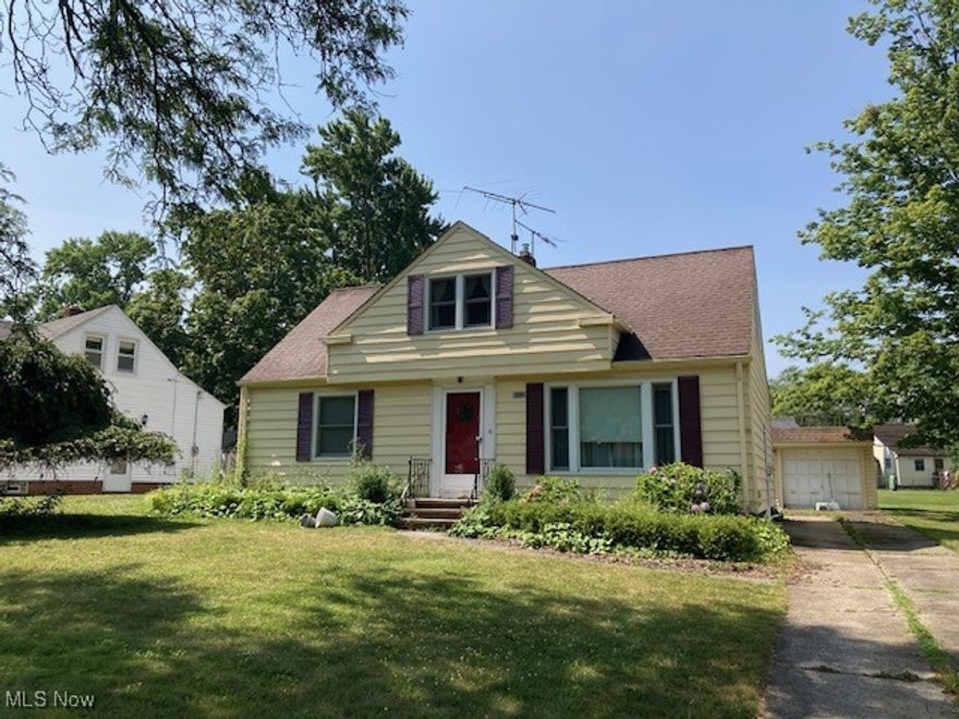 This cute Bungalow features dimensional shingle roof, Vinyl replacement windows and a new furnace & Air (2020). The living room features hardwood floors and a large picture window for lots of natural light. The kitchen features white cabinets and comes fully applianced. There are 2 bedrooms with hardwood floors on the main floor along with a full bath. Upstairs you will find 2 additional bedrooms. The basement is unfinished and provides plenty of storage and additional potential for living space. Picturesque yard provides a one car garage. A great place to call home