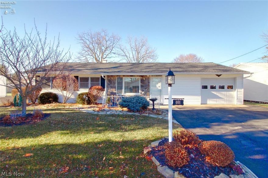 This spacious, sprawling Perkins ranch is an absolute must see! Offering one of the largest floor plans in the area, this home features a huge open concept interior with multiple living areas, perfect for someone searching for more space! Stunning curb appeal with new roof in 2020, large driveway, and gorgeous landscaping. Living room features a picture window and large walk-in coat closet, and opens right into the kitchen and dining room! Kitchen boasts tons of cabinetry in addition to the included range, microwave, and dishwasher. Family room offers custom built-ins, a cozy gas fireplace, and adjoining half bath. Large four season sunroom features a built-in desk, massive walk-in closet, durable tile flooring, and tons of natural light. Three spacious bedrooms and renovated bathroom separated from living areas for added privacy. Out back you'll find a spacious fenced-in yard with patio and shed. Schedule your tour today - homes like this are hard to come by!