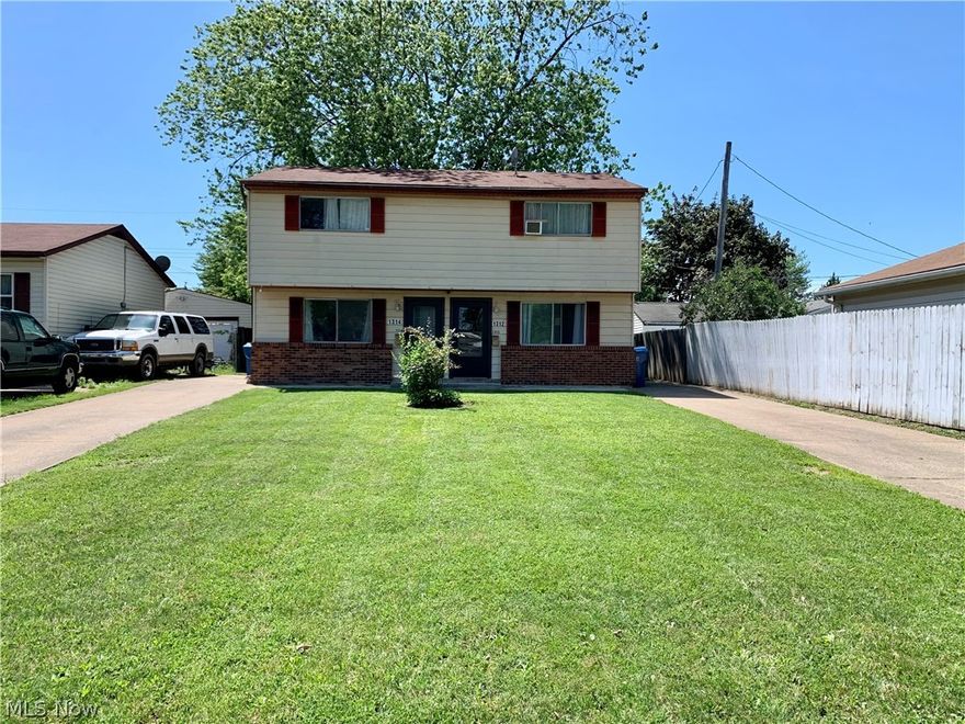 This side by side beautiful duplex gem is located in a desired part of the Lorain City only few blocks away from the Lake Erie, Schools and Parks. Both Units have Spacious Living room upon entrance and a spacious eat-in kitchen with the side door and a laundry area room off kitchen on the main level. The floors have been replaced and bathrooms updated in both units. Stairs will lead you up to your spacious living quarters and a full updated baths. Each unit has two spacious bedrooms and updated bathrooms with windows on the second level. All flooring, bathrooms and hot water tanks have been recently replaced and updated. Each side has it's own paved drive reaching the side door that opens up to the kitchen. This home has a nice size 3 sides fenced in yard with a storage shed for each unit. Very conveniently located only a few blocks away from the Longfellow Park, Cromwell Park and Century Park on the Lake Erie. Longfellow Middle School and Larkmoor Elementary Schools are within walking