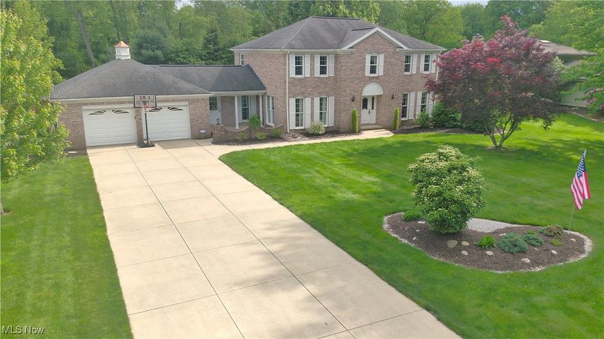 Get ready to enjoy summer in this beautiful brick home with a stunning in-ground pool located in Steiner Heights!
This colonial-style home has so much to offer, located on a tranquil, private lot that been professionally landscaped. The heated pool has a remote controlled cover, and an adjoining hot tub spa with a waterfall, as your private retreat, ready for fun filled summer days and quiet nights of swimming and relaxing under the stars. The house has great spacious areas for entertaining too. The large foyer leads to an open staircase (4ft wide!) where upstairs you will find 3 generously sized bedrooms with a full main bath and a primary suite with a private bath and walk-in closet. The large updated kitchen features granite counters, stainless steel appliances and adjoins a bright and sunny eating area and a sunroom with views and access to the outdoor oasis. The formal dining, living room and family room is also located on the first floor with the additional bonus of a private office and half bath. The lower level has an inviting rec room with an amazing custom bar an adorable banquette seating area and bonus room. The oversized garage and large laundry room on the main level of the home is full of convenient spaces to work in too! Make your appointment today and don't miss your chance to own this exceptional property. Be ready to make memories in the long glorious days of summer that are right around the corner!