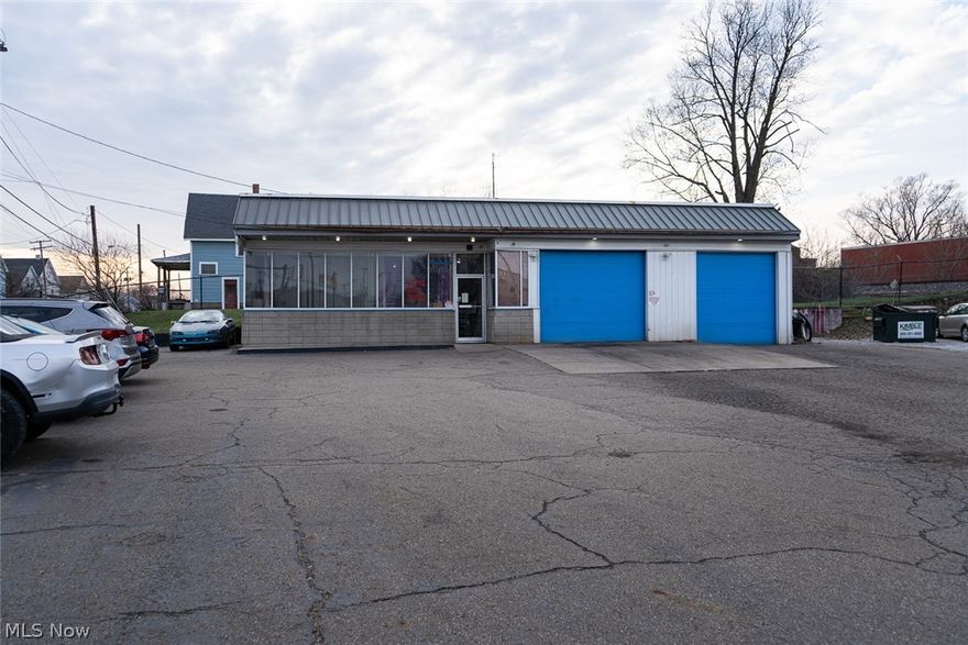 Commercial Used Car Dealership and Auto Repair Shop with good visibility and traffic count on corner lot in southwest Canton OH.  The property has a nice Brick Building that is approximately 1,242 sqft with office and garage two bays to work on vehicles and also offers a fenced-in lot. Great location just .1 of mile from US-30.  Good opportunity for entreprenurial owner-operator to buy a nice commercial site that has turnkey building with office space and garage/shop with good income potential.  Schedule your showing today!