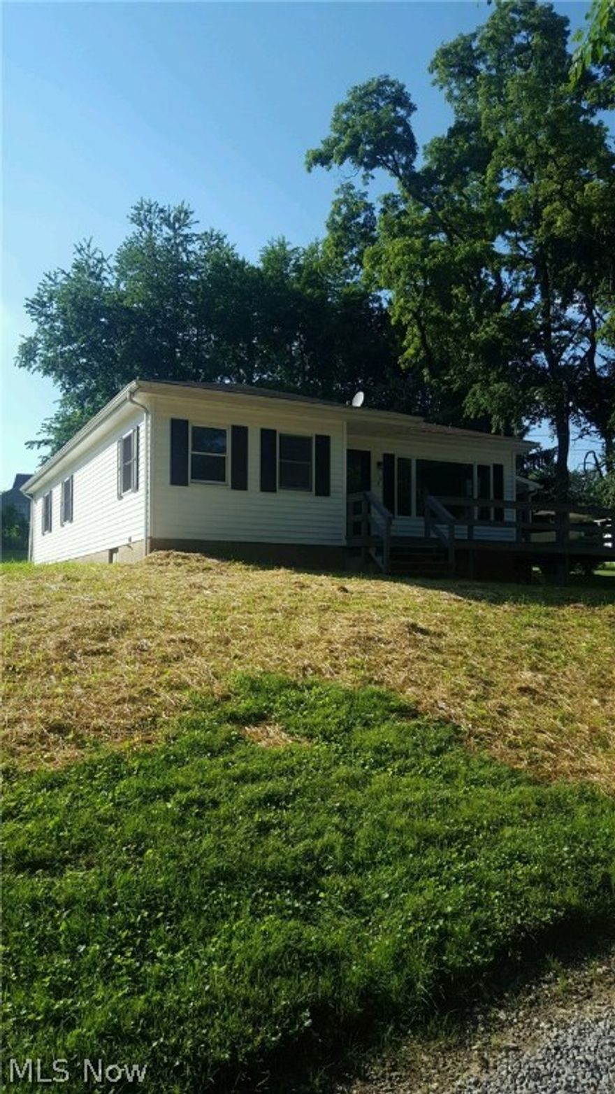 Newly remodeled 3 bedroom home with 2 full baths.  Has a nice private location.