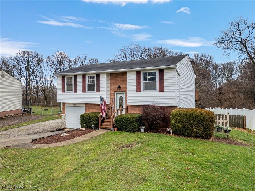 Nestled at the end of a peaceful cul-de-sac, this inviting bi-level home offers a perfect blend of comfort and style. Boasting three bedrooms and two baths, it has been freshly painted and new flooring installed. The heart of the home lies in the open-concept kitchen, connecting to the adjoining living room. The kitchen features a stylish island, making it an ideal space for both everyday cooking and entertaining guests. Sliding glass doors lead you to the deck, extending the living space outdoors. This private retreat is the perfect spot for al fresco dining, relaxing in the sunshine, or enjoying evening breezes. The deck overlooks a tranquil backyard, providing a serene backdrop for both relaxation and social gatherings.
The three bedrooms offer comfort and privacy, each showcasing the same new flooring found throughout the home.
The lower level of the home adds extra functionality, with possibilities for a cozy family room, a home gym, or a play area. The thoughtful upgrades, including fresh paint and new flooring, continue throughout this space, ensuring a cohesive and modern aesthetic. Call to schedule your private showing today!