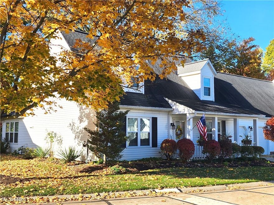 This is it! Experience a carefree lifestyle in this spacious and beautifully maintained Cape Cod condo nestled in the desirable Chesapeake Cove community! Ideally situated across from a scenic pond with a charming water feature and a private back yard with parklike views!  Features: Charming front porch – ideal for enjoying that morning coffee * You’ll love the open-concept floor plan with large inviting living room which flows seamlessly into a bright & expansive kitchen * The Kitchen has plenty of cabinet & counter space, dining area and gleaming wood floors * You’ll feel right at home in the beautiful family room with lots of natural light & vaulted ceiling.  Enjoy the cozy brick fireplace flanked by wonderful built in shelving, an additional dining area & slider door (with internal blinds) to one of two patios *  The 1st floor owners suite is generously sized, with a large walk in closet and nearby a full bath with step in shower access *  Upstairs are two spacious bedrooms, a full bath, and an amazing amount of closet space providing plenty of room for storage and organization * Don’t miss the 21x13 finished bonus room – perfect for hobbyists, home office or media room * Other features include: Convenient 1st floor laundry area * Big under-stairs closet * Extra-deep two-car attached garage complete with built in storage cabinets & access to a 2nd rear patio * Recently installed gutter guards * All appliances stay * Low maintenance fee * Minutes away from all kinds of shopping, dining, and local amenities * This special condo offers a combination of comfort, space, and easy living—everything you’ve been looking for in your next home!  Make your appointment today!