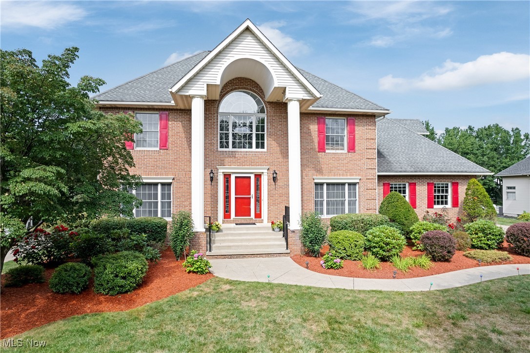Welcome to this stunning one-owner custom built all brick home nestled in the prestigious Nobles Pond community where amazing architecture is found throughout, thanks to various custom homes, the beauty of the pond and walking path for all to enjoy. From the moment you step into the soaring two-story foyer you'll be captivated by the meticulous attention that defines this home. The main floor flows effortlessly for living and entertaining with formal living and dining room, oversized windows, stately columns and Great Room with gas fireplace and wall of windows. The first floor office is perfect space for either use as Office or presently sharing use as a first floor Bedroom conveniently adjacent to a full Bath. The updated Kitchen is a true showstopper - with newer cabinets, granite, backsplash and spacious island for gatherings and easy access to the large brick Patio. The second level showcases an open hallway that overlooks Foyer and Great Room. Retreat to the large Master Suite and spacious Bath, and additional 3 bedrooms and full bath round out the second floor. Off to the sprawling finished Lower Level with space for just about anything you may want to do. Full Kitchen, Bath and entertaining bar area are all there and waiting for your family. This home is a rare find located on a cul-de-sac lot in a serene and walkable community with sidewalks, street lights, and walking path around the pond. Come see what all Nobles Pond has to offer. You will love it here! Auditor indicates 3 full bath, but Seller states 4 full baths.