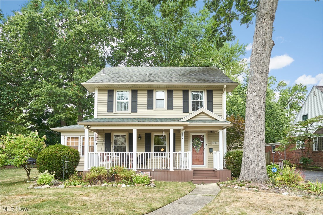 In one of the best locations in the Falls you'll find 2136 17th St - a 4 BR 2 full bath colonial with tons of functional updates, a cute new front porch with composite decking ('19- swing stays!), fenced yard, whole house generator and more! This home has a lovely front foyer with coat closet that opens up to the living room with hardwood floors, fireplace and windows that overlook the front porch. A cozy wood-paneled screened porch is off of the family room and provides a quiet retreat. The dining area features an adorable window bench with wood shutters, hardwood floors and flows easily to the kitchen featuring maple cabinets, tile backsplash, charming built-in grill and built-in pantry/china cabinet. Tons of extra space is found in the back family room addition with built-ins, beamed ceiling, recessed lighting, brick fireplace with wood burning insert, built-in desk, storage closet and door to fenced backyard. Another great extra is the full bath that's located in the hall between the kitchen and dining room with tile floor, shower with tile walls and maple vanity & storage cabinet. Upstairs you'll find 3 well-sized bedrooms all with hardwood floors, 2 with wood shutters and plenty of closet space ('primary' BR has 3!). Full bath features tile floor & shower surround, maple cabinetry and single vanity and a linen closet in the hall. The cozy 4th BR (or office/study) is located on the 3rd floor. Laundry can be found in the unfinished and waterproofed lower level that also features glass block windows, HVAC '16 (annually serviced), HWT '21. The fully fenced yard has a new wood privacy fence ('23), stone patio and 1 car garage with attached shed. Waterproofing warranty transferable to new owner. Gutters just cleaned, generator just tuned up, HVAC checked, pest control services just completed chimney just checked- this home is truly move-in ready, in amazing shape and ready for its new owner!