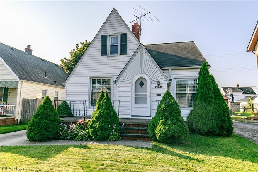 This was a builders model, with nice hard wood floors, decorative fireplace in the living room, built in dining room cabinets, with an updated kitchen and plenty of storage. . Great extra room on 2nd  floor, nice laundry room in the basement. Westpark area and shopping nearby Kamm's Corner, close to schools and to both highways 480 and 90.