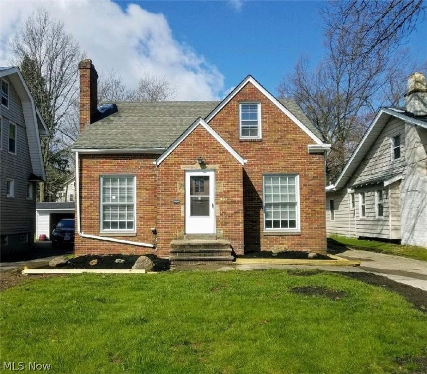 Updated Throughout 3BR/2BA Brick Cape Cod with First Floor Master Bedroom and Finished Basement for Long Term Rent. 2 Car Detached Renovated Garage. 2 Wood Burning Fireplaces. This House has a Character. Gorgeous Floors and Staircase, Big Windows, Cozy Eat-in Kitchen and Dining Room, Bright Living Room, Convenient Foyer, Updated Bathrooms and Many Closets including Cedar Closet on the 2nd floor. Adorable 2 Bedrooms and Half Bath on the 2nd floor. Little Backyard - Not Too Much To Maintain, and Very Private. Less than 5 min From Beautiful Euclid Creek Reservation. Close to shopping, banks, and restaurants. Respectful and Reliable Landlord, invested more than $35000 in Reno. City Compliant.  All adults must go thru screening,$37.50 per adult. NO SECTION 8. NO PETS.  Appliances will be provided per tenant's request at no additional charge. Appliances will be all in by the end of April at no additional charge to the tenant and Landscaping will be done week of 4/6