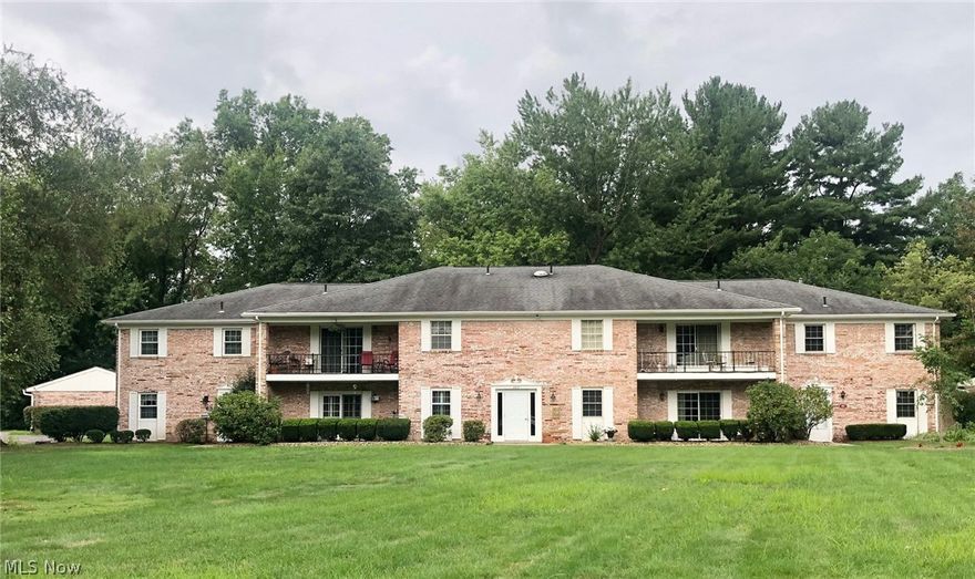 Enjoy maintenance free living in this lovely 2 bedroom 2 full bath 2nd floor ranch condo. Located in the cul-de-sac on a quiet dead ends street, this adult only condo has spacious rooms, formal dining room, fully equipped kitchen, private balcony & same floor laundry. All utilities, except electric are included in condo fee. Lift chair stays. In-ground pool for home owners use.