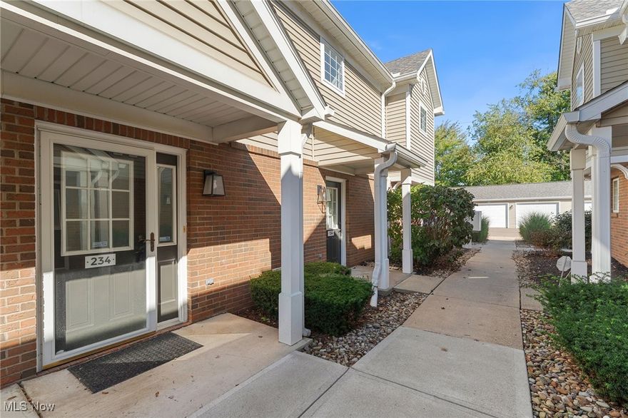 Welcome to 3394 Lenox Village Dr #234 – a charming and move-in ready condo in the heart of Fairlawn! This inviting 2-bedroom, 2-bath home combines comfort, convenience, and a warm sense of style. Step inside to a bright, open living room with a cozy fireplace, plush carpeting, and sliding doors that lead to a private balcony—an ideal spot to enjoy your morning coffee. The living space flows seamlessly into the dining area with a vaulted ceiling and stylish lighting, creating the perfect setting for family meals or relaxed evenings with friends. The kitchen offers plenty of cabinet space, a breakfast bar for casual dining, and everything you need to make cooking both easy and enjoyable. The home features two spacious bedrooms, each with walk-in closets. The primary suite boasts its own private bathroom for added comfort, while the second bedroom is perfectly suited for a child’s room, guest room, or home office. With two full bathrooms, the layout is designed to provide both functionality and privacy. Well-maintained and full of character, this home offers the best of easy living in a friendly community. Whether you’re downsizing or simply looking for a place that feels like home, this cozy condo is ready to welcome you.