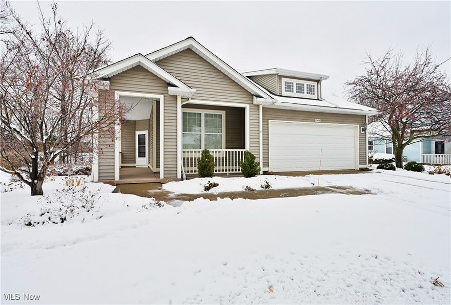 Welcome to this beautifully maintained ranch/cluster home in the very desirable Avenbury Lakes, a popular 55+active adult community in Avon! This spacious 2-bedroom, 2-full-bath home offers comfortable low-maintenance living. The home features an unique open Aster floor plan, perfect for everyday living and entertaining. Enjoy a bright and airy living space, roomy kitchen and a private primary suite with ample closet space. The large laundry room has additional storage. The attached garage adds convenience. Relax on the patio and enjoy the peaceful surroundings of this quiet, friendly neighborhood. Newer Roof, Hot water tank 2023 and HVAC 2019. The vibrant community includes a Lodge with full calendar of social events and activities, indoor and outdoor pools, Fitness center, Tennis and pickleball courts, a putting green and a scenic trail around protected wetlands. A wonderful opportunity to enjoy simple, stress-free living! Great location near shopping, dining and healthcare.