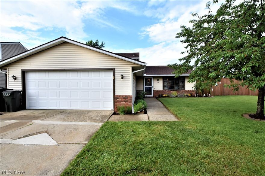 Inviting, well-maintained split-level home with numerous updates throughout. Enter the front door to a comfortable living room with new ceramic flooring in 2016. The updated kitchen with eat-in area includes stainless steel appliances, updated flooring, and loads of cupboard space. Three bedrooms and a master bath occupy the upper level. The fully-finished lower level has a comfortable family room with fireplace, utility room, full bath, and additional living space. Relax on the patio in the spacious private  backyard, complete with a pergola and fire pit with stone pavers. Among the updates to this home are the following: new roof and hot water tank (2009); replacement of most windows (2010); baseboard heater replacements (2015); and chimney repair, new fence, and garage door replacement (2016).