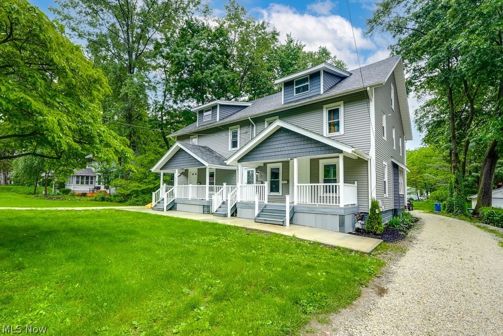 **Fully Renovated Three-Unit Multifamily Property in the Stow-Munroe Falls School District**
Welcome to this meticulously renovated three-unit multifamily property, ideally situated in the Stow-Munroe Falls School District. Each unit has been thoughtfully updated to combine modern amenities with comfortable living spaces, making this property a grand slam home run for investors or owner-occupiers seeking rental income.
**Unit 1: Spacious and Luxurious**
- 4 Bedrooms, 3 Baths
- Expansive open floor plan
- Recessed lighting throughout, as well as unique pendant lighting over the massive island
- Granite countertops in a contemporary kitchen with stainless appliances
- Walk-in showers in beautifully appointed bathrooms
- Convenient second floor laundry
**Unit 2: Modern and Lofty **
- 4 Bedrooms, 2 Baths
- Open contemporary floor plan
- Stunning kitchen with granite countertops and stainless appliances
- Spacious loft
- Elegant walk-in showers
- Second floor laundry
**Unit 3: Cozy and Stylish**
- 2 Bedrooms, 1 Bath
- Efficient and open floor plan
- Sleek kitchen with SS appliances
- Walk-in shower
- Convenient main floor laundry
**Property Highlights:**
- New siding, roof, soffits, facia, composite front porches, stone paver patios, along with windows ensuring energy efficiency, and elegant style
- Modern upgrades throughout, blending style with functionality
- Prime location around the corner from a plethora of shopping centers, restaurants, parks, entertainment and so much more
This exceptional property offers a rare opportunity to own a fully renovated multifamily home. Don't miss your chance to invest in this turnkey property that promises comfort, style, and convenience. Schedule your viewing today!