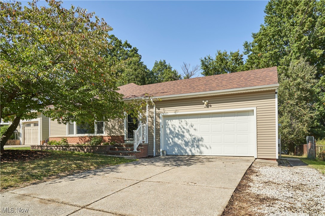 Wonderful Vinyl sided ranch with 3 bedrooms and many updates. Living room , dining hall and all 3 bedrooms with wood floors. Kitchen updated with maple cabinets, stainless steel appliances, and updated tiled backsplash. Bathroom has also been updated with
cabinet, tiled floor, faucet and sink top. Master bedroom has double closet and a slider that leads to a wonderful fenced yard. Owners finished lower level with painted ceiling with canned lightings and a carpeted. The lower level also has laundry area and all the storage space you could desire. NEW ROOF, SIDING, GUTTERS AND WINDOWS IN 2020. Added insulation , central air condensor replaced in 23, Newer paint throughout. There is pull down attic access in the main level hallway for additional storage. There is a 2 car garage attached. Across the street is over 60 acres of Park owned property.