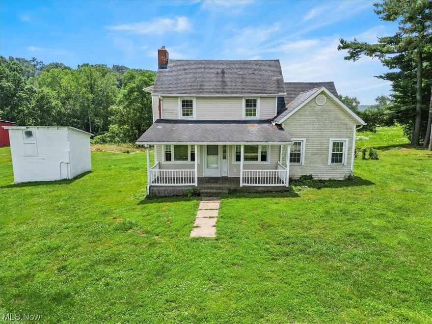 Property will be offered at live on-site auction on Saturday, Sept. 9, 2023 at 10 AM. This exquisite country farm, nestled in a breathtaking setting within Licking Valley Schools, stands waiting for you. Encompassing 31 acres of pastures and tillable fields, the property is dotted with splendid wooded acres, adding an element of wild beauty. The farm is adorned with a picturesque stream weaving its way through the land, imparting an authentic country charm. Set back from the road, the farmhouse offers privacy and seclusion, adding to its allure. Accommodations include the farmhouse, featuring 3 bedrooms and 2 full baths, as well as multiple barns and outbuildings scattered across the property. The block building adjacent to the farmhouse houses a garage.