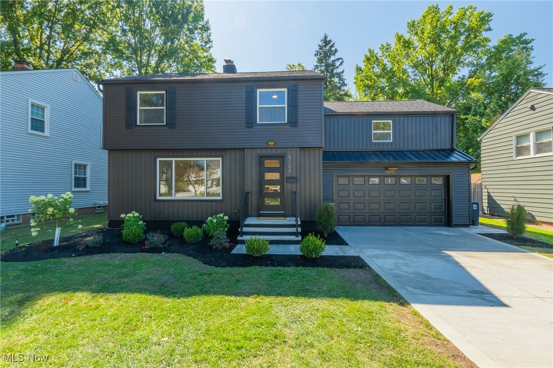Welcome to 5108 East Farmhurst in Lyndhurst, a stunning Coby Socher renovation that has been completely gutted and rebuilt with permits to an exquisite level of finish, giving you the feel of a brand-new home with all the charm of an established neighborhood. From the moment you pull up, you’ll notice brand-new everything—driveway, siding, roof, windows, doors, and fully landscaped yard—setting the tone for what awaits inside. Step through the front door and you’ll be greeted by an open and inviting layout with a statement accent wall, cozy fireplace, spacious living and dining areas, and a designer kitchen that is truly a chef’s dream featuring high-end Samsung stainless steel appliances, quartz countertops, custom cabinetry, floating shelves, and a stunning backsplash. Upstairs you’ll find four generously sized bedrooms including a luxurious primary suite with his-and-hers closets and a spa-like en suite bath with dual shower heads, a bench, and a double vanity, along with a second beautifully designed full bathroom with modern tile and finishes. The fully finished basement provides even more living space with a carpeted rec room, barn doors, a custom laundry room with built-ins, and plenty of storage. An attached two-car garage with an EV outlet, plus brand-new mechanicals including furnace, A/C unit, hot water tank, and electrical panel, give you peace of mind for years to come. Every detail has been thoughtfully designed and executed, making this home not just move-in ready, but truly exceptional. Agent is owner. General home inspection was reformed by seller and may be requested for review.