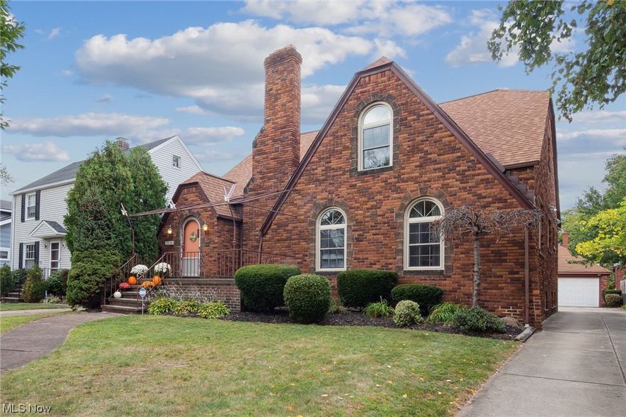 Welcome to 15636 Normandy Ave. This 5 bedroom, 2 full bath brick Cape Cod is located on one of the most desirable streets in West Park.
A custom built home by one of the original builders in West Park. You will be impressed as you walk up to the front porch and enter through the original arched front door. Once inside you enter the large living room with a gas fireplace that leads to the formal dining room with built-ins. The kitchen has an eat in area for your morning coffee. Use the back hallway to make your way to two first floor bedrooms and a full bath. Upstairs you will find three more bedroom including the master bedroom with two walk in closets and a large full bath. In the lower area you will find a full basement with multiple rooms and plenty of storage. The rec room with a fireplace is waiting for you personal touches. As you enter the large fenced in yard you have plenty of room for parking along with a 2 car garage and shed. Recent updates include a new roof, new windows, furnace, hot water tank and waterproofing. Enjoy all West Park has to offer with walking distance to Impett Park, close to major highways, Cleveland Metro Parks, downtown, and the airport.