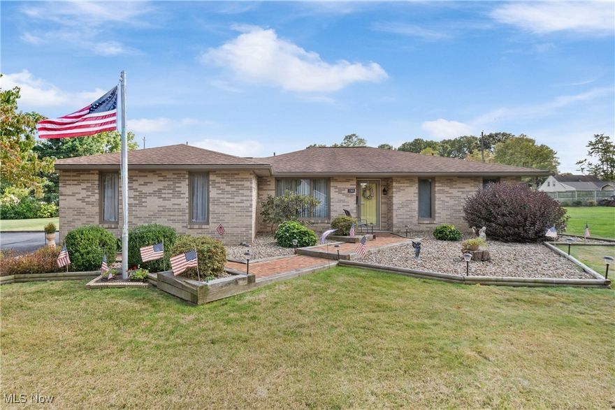 The pride of ownership shows in this well kept Jackson Township brick ranch! As you approach the home, you are greeted with a large maintained yard with meticulous landscaping and brick walkway; picture perfect curb appeal! The living room is cozy and bright with ample natural light. The home flows nicely with an open floor plan leading to the dining room and updated kitchen (2011) including cabinets, countertops and new appliances. The focal point of the home is the four season room addition (2020) that is the perfect place to relax, unwind or entertain with access to the private backyard and deck. Both bedrooms are generous in size and the full bathroom has been nicely updated (2024) to include new flooring, shower and vanity. The half bathroom and laundry/mud room are near the two car attached garage for convienence and there is an outdoor shed for additional storage. Enjoy all the comforts of true one story living without an HOA! Additional updates include; roof (2011), hot water tank (2020), furnace (2017). Located in a desirable neighborhood with close proximity to shopping, restaurants and more, this is a property you will feel proud to call home! Schedule your showing today!