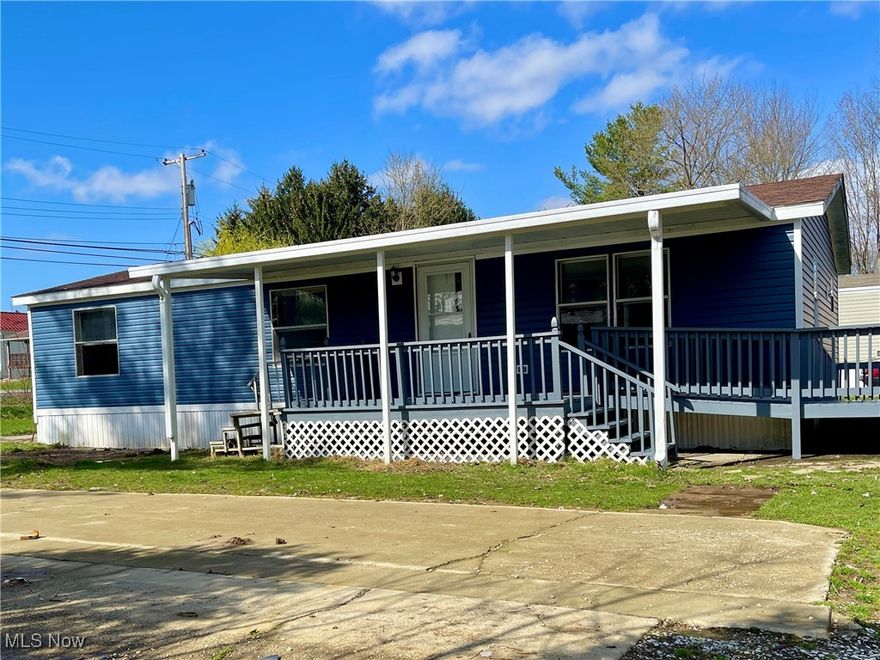 Welcome to 9132 Hampshire St. in the desirable P & M Mobile Estates. This well-maintained 3-bedroom, 1-bath manufactured home offers a spacious layout and thoughtful updates throughout. Built in 1996, the home features an open-concept floor plan with a large living room, vaulted ceilings, and brand-new luxury vinyl plank flooring in the living room, hallway, and all three bedrooms. The spacious kitchen includes a dining area, new countertops, sink, and faucet, along with a gas stove and stainless steel refrigerator. A separate laundry room is conveniently located just off the side entrance, making everyday tasks easy and accessible. The full bathroom features skylight for natural light, along with a new toilet, exhaust fan, and bathtub faucet. The primary bedroom includes a large walk-in closet, and the second bedroom also has a walk-in closet. The third bedroom is nicely sized and versatile for any use. This home has had several important updates including the entire interior freshly painted including ceilings. A new roof was installed in 2020, hot water tank in 2022. The front porch has been freshly painted and brand-new siding has been added for improved curb appeal. Enjoy the outdoors on the large painted deck, perfect for relaxing or entertaining. The roomy yard adds to the peaceful setting. If you're looking for a move-in ready home in a great community, contact your favorite Realtor today to schedule a showing!