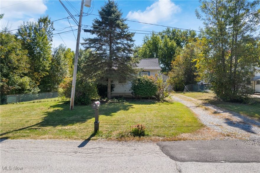 Welcome to 1101 Lake Avenue, a rare opportunity in the heart of Aurora! This charming ranch home is nestled on an oversized double lot (50’ x 244’) in a quiet, private dead-end street and offers endless possibilities for expansion or outdoor enjoyment. The property boasts a spacious fenced-in backyard—perfect for pets, play, entertaining, or future growth.

Inside, the home is move-in ready with an inviting open floor plan filled with natural light. A welcoming foyer opens to a cozy living and dining area, with the kitchen overlooking the expansive backyard. Two comfortable bedrooms, a full bathroom, and a full basement provide functionality and storage.

Outdoor living shines here, featuring a rear patio and hot tub for relaxing evenings. The oversized 2-car heated garage is ideal for vehicles, hobbies, or a workshop. Added peace of mind comes with the whole-house automatic generator.

Located in the award-winning Aurora School District, this home combines affordable living with top-rated schools, making it an incredible value. Enjoy the nearby conveniences of shopping at Aurora Farms Premium Outlets, dining, parks, and nature preserves, plus a welcoming small-town atmosphere with community events, wineries, and local charm.

Whether you’re a first-time buyer, investor, or someone ready to create your dream home, 1101 Lake Avenue is a unique chance to secure a large piece of land in one of Northeast Ohio’s most desirable areas—for only $185,000. Don’t miss it!