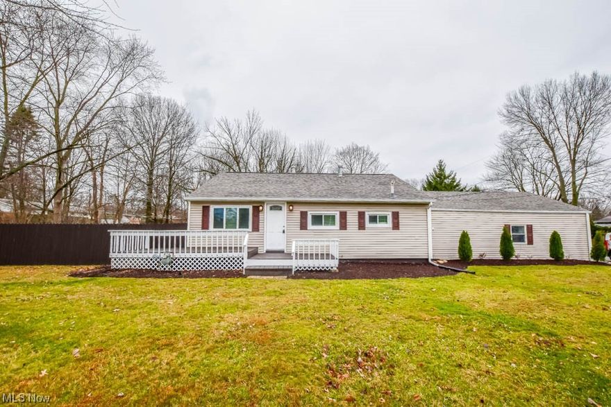 You don't want to miss this fully renovated 3 bedroom 2 full bath ranch in Jackson! With more than cosmetic updates, this home offers worry free living complete with a new roof, windows, furnace, A/C, hot water tank, water softener and more! A new front deck welcomes you inside to the living room with a gas corner fireplace. Durable vinyl plank flooring flows seamlessly into the eat-in kitchen with brand new stainless steel appliances, decorative tin backsplash and an abundance of cabinet and counter space! All 3 bedrooms have new carpet, fresh paint and easy access to the remodeled bath with double sinks and a tub/shower combo. The lower level could be finished to add even more living space and includes a kitchenette plus a newly added full bath. Outside, you'll appreciate the spacious corner lot with a fully fenced backyard and the extra parking space off the driveway to the 2 car garage. Additional improvements include new ductwork, all plumbing, gutters, light fixtures, doors, elec