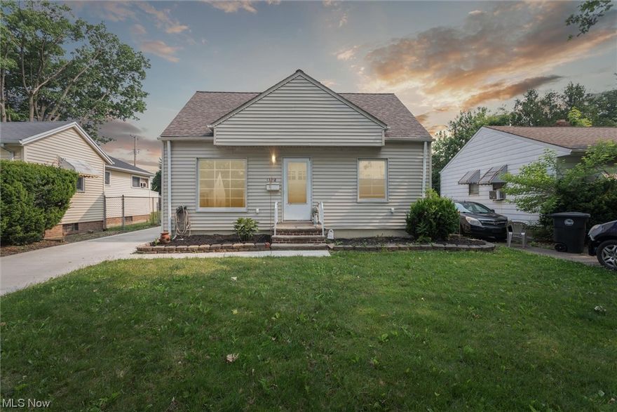 Welcome to your adorable home in Cleveland, Ohio! This charming residence is situated right off of I-71, close to shops, dining & more! Boasting with comfort, this 3 bedrooms, 2 bathrooms, can be yours to call home! 
Step inside to discover updated flooring that adds a touch of sophistication. The freshly painted rooms create a crisp and inviting atmosphere. The spacious living area is flooded with natural light, perfect for gatherings with loved ones.

The kitchen has beautiful granite countertops that compliment the charcoal cabinetry and ideal space for a small dining table. When you exit the back of the house, prepare to be stunned by the oversized, covered patio looking out into the backyard. This space is large enough to entertain, but comfortable enough to enjoy your coffee in the morning and a cocktail at night! 

The bedrooms are perfectly situated for your privacy, offering 2 bedrooms on the first floor, but as you make your way upstairs, the overly large master offers e