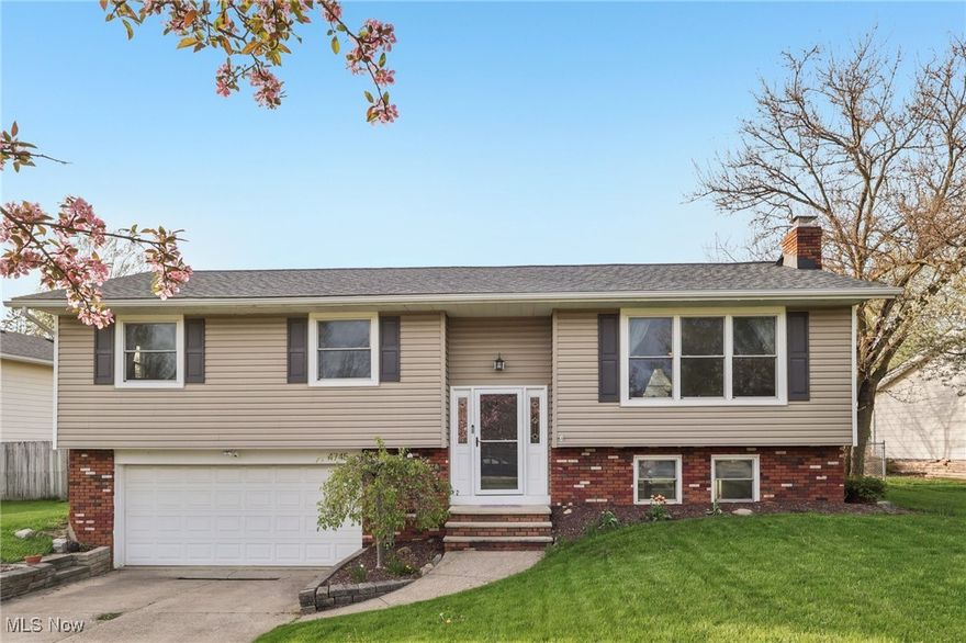 Just walk-in and you’ll love this 3 Bedroom / 2 full Bath Bi-Level style home located in the Eagle Oaks subdivision in Brunswick.  The main floor features three spacious bedrooms and main bathroom with double sinks and granite vanity. The large living room has high ceilings and opens up into the dining room.  The Kitchen has been recently updated and features newer Fridge (2023), Stove (2017), and Dishwasher (2017).  Other updates include new Roof (2021), Hot Water heater (2013), Heat Pump/AC (2015), and all windows (12/2016).  All appliances included. The lower level features a spacious Family Room with walkout to backyard patio and a wood burning fireplace and tons of storage.  The lower level also features a full bathroom and laundry room.  The large backyard features a courtyard, a spacious patio area, and a fully fenced backyard with gates on both sides. Attached two car garage.  The backyard also features a large Shed with new roof (2021), cement slab, and electric.  Have fun all Summer in this beautiful neighborhood with swimming pool, playground, and tennis courts all included in the annual HOA!