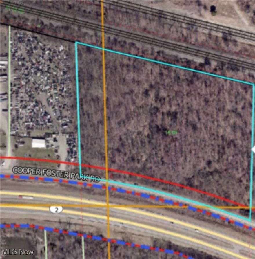Vacant 14.05 Acres on Cooper Foster Park Road. Zoned Industrial/Office District. Parcel:  01-00-024-000-010. Subject to Probate Court Approval.