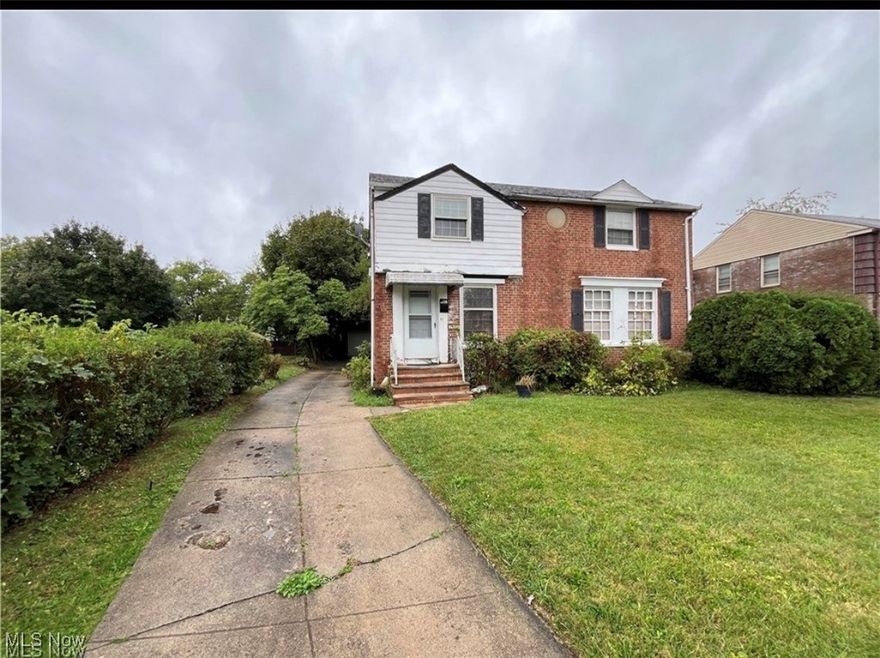 Welcome to this charming 2 bedroom 1 bathroom brick home with vinyl and wood trim located in desirable Shaker Heights. This home offers a unique opportunity for investors or buyers looking otherwise assume existing conditions. The property's pos has been ordered and can be reviewed at request. We are looking for buyer to assume the violations. 
This home has been rented over 10 years with a stable tenant looking to stay. The seller is eager to sell but not desperate and they are open to entraining any and all offers. Don't miss this great opportunity to own a home in the Shaker Heights area with established tenant in place. 

**note** there will be NO internal showings without an accepted agreement along with EMD deposit with title. We will refund EMD if there is viable reason to terminate the contract. 
No assignments, no wholesalers, no vested contracts, no change of name durning the transition or an exit strategy