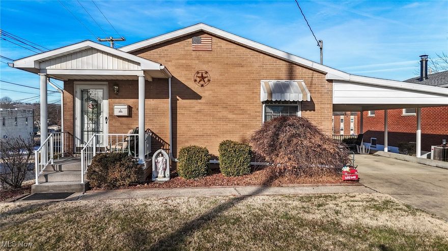Adorable brick home situated perfectly in Vienna, close to all your downtown needs. This home totals approximately 1,900 sq ft, offering 3 bedrooms, 2.5 bathrooms, and an attached one-car garage. The updated kitchen features new flooring, and the updated bathroom includes a new vanity, floors, and a stand-up shower. The sizable basement offers a large rec room, laundry room, bathroom, and an additional storage room. Outside, you will find a fenced-in yard, attached carport, storage building with concrete floors, and plenty of off-street parking. HVAC has been replaced in the past 5 years! Call for your showing today!