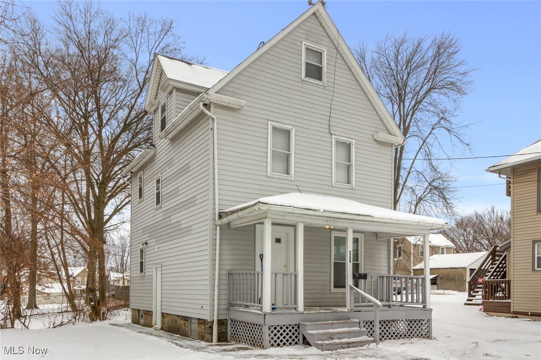 Solid investment property near the University of Akron! This 4-bedroom, 1-bathroom college rental generates $1,200/month in income, with tenants covering gas and electric. The home offers a well-maintained interior featuring a fully equipped kitchen, in-unit laundry with appliances in the basement, and a spacious 4th bedroom on the 3rd floor. Updated electric, hot water tank and forced air furnace. Currently partially rented, just put up your for rent sign and start earning right away, this unit is ready to go! Conveniently located less than 2 blocks from campus, it includes on-site parking and scenic views of Buchtel Field, the university’s practice soccer field and tennis courts. A fantastic opportunity for steady rental income in a prime student-friendly location!