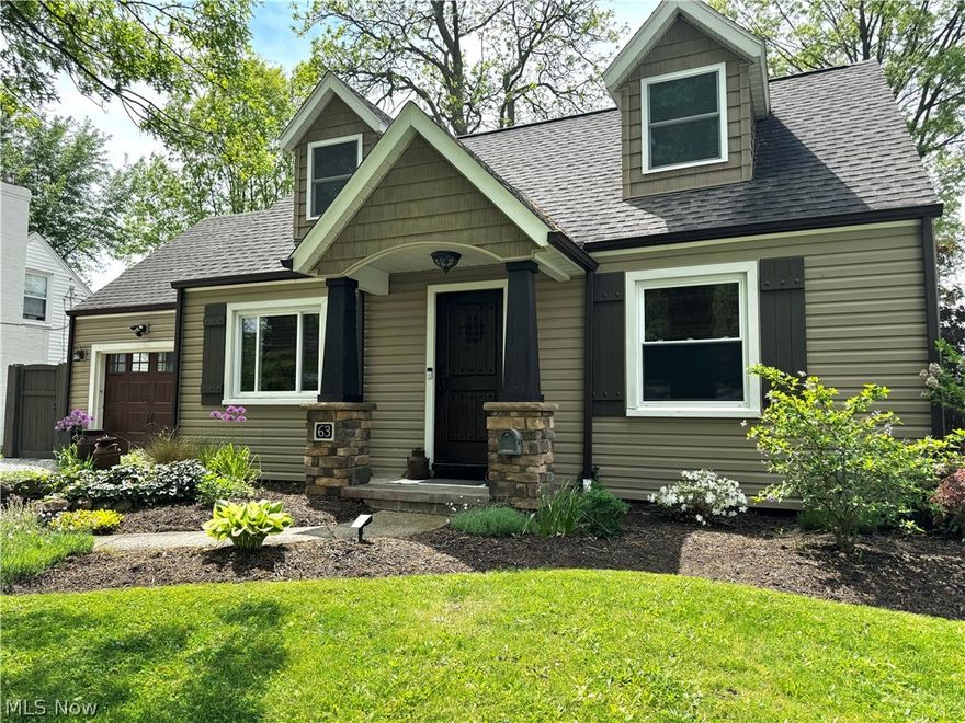 Only one street down from Bauman Orchards, Rittman Recreation Center & Pool, and Rittman schools, this cape cod-style home has convenience and comfort on a beautiful tree-lined street. The fenced backyard with no-maintenance composite deck has plenty of shade from mature trees during the summer months. The beautiful stone gas fireplace feels warm and luxurious in the winter months. The entire top half story is your private master bedroom with walk-in closet and functional dormers providing plenty of natural light. The finished, waterproofed basement has an egress window and closet for the third bedroom or as a flex space. The basement also includes an office with built-in desk, full bathroom, and home theatre. The incredible craftsmanship of Swiss Woodcraft woodwork is the highlight of the home. Almost the entire home is brand new as of 2015 when we began a complete renovation, including a new roof, furnace, water heater, electrical, plumbing, finished basement, kitchen, all flooring/title, canned lighting and fixtures, and Maytag front load washer/dryer which are included with home. Fence built in 2017, fireplace in 2022, composite deck and energy efficient kitchen appliances in 2023. Come see your new home!