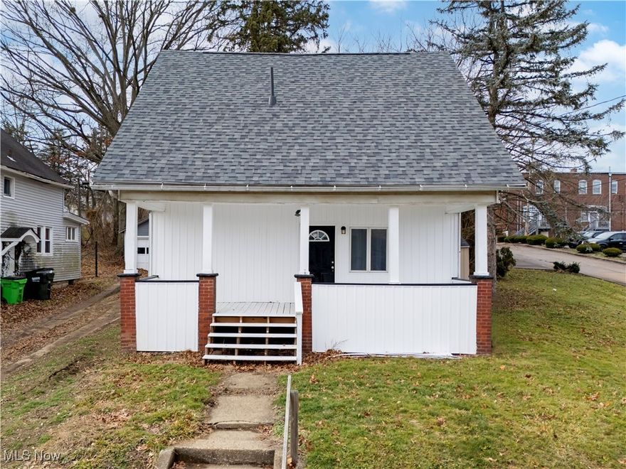 27 South State Street is a charming home with updated roof and fresh vinyl siding on the front porch. The spacious, welcoming front porch sets the tone as you step inside to a thoughtfully updated interior.  The main floor features a convenient first floor bedroom and a full bathroom, perfect for those seeking single level living options. The home includes an updated kitchen, refreshed bathrooms, newer flooring throughout, and updated windows for improved comfort and efficiency.  Upstairs, you’ll find two additional bedrooms and another full bathroom, providing plenty of space for family or guests. The property also offers a shared driveway.  Move-in ready and tastefully finished, this home is a great opportunity for anyone looking for a clean, updated place to call home.