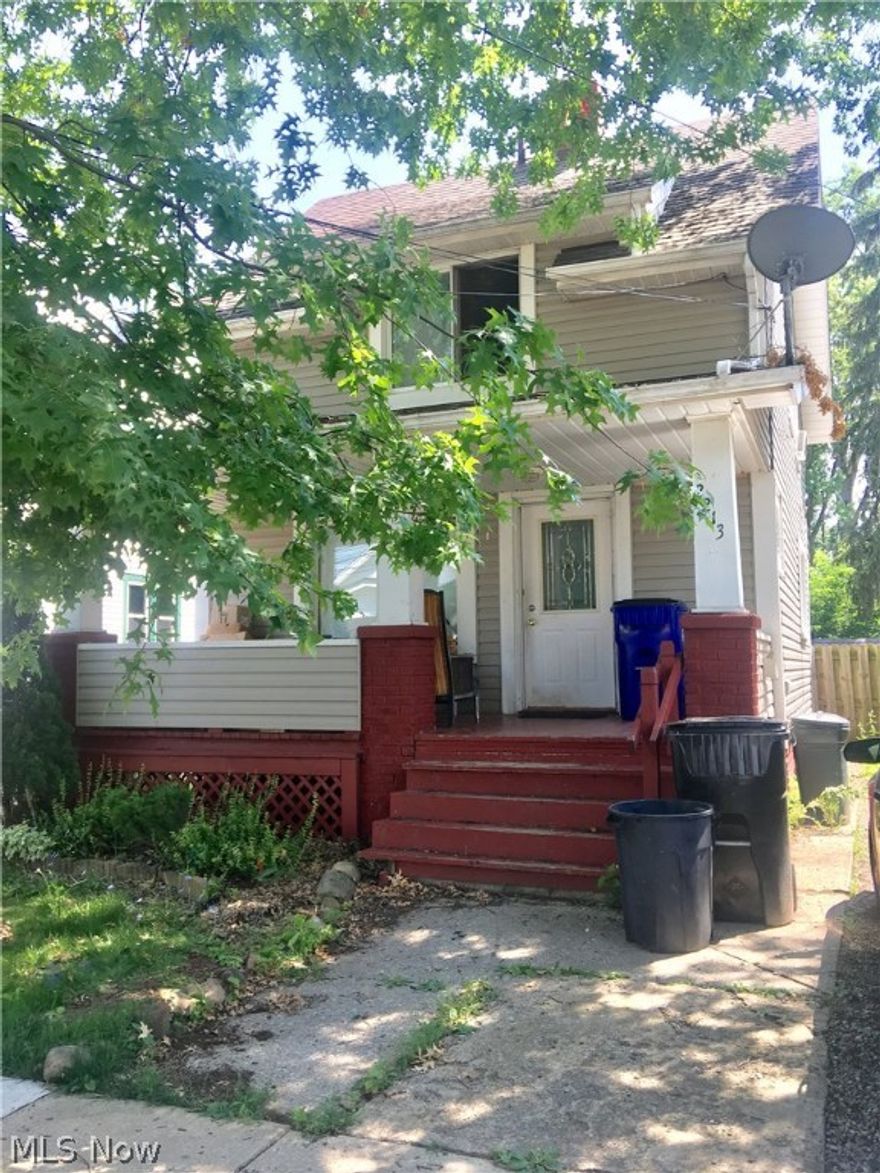 Property sold AS IS. 2 bedroom 1 bath vinyl sided Colonial in Old Brooklyn neighborhood. Front porch, fenced lot. Needs work and some tlc. Great potential! Motivated seller, make an offer!