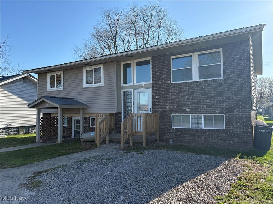 Well maintained brick and vinyl duplex. Great investment opportunity with good rental history. Upper unit has 3 bedroom, remodeled bath and new carpet. Tenant is on a 2 year lease beginning April 2025 paying $1,050 and mows grass. Lower unit is a 3 bedroom and remodeled bath. Previous tenant paid $950. Electric baseboard heating. Electric is separate and paid by tenants. Owner pays water, sewer and trash.  Includes range and refrigerator in each unit.  Storage shed included.  New metal roof in 2022.  Landlord holds $1,050 deposit for upper unit.