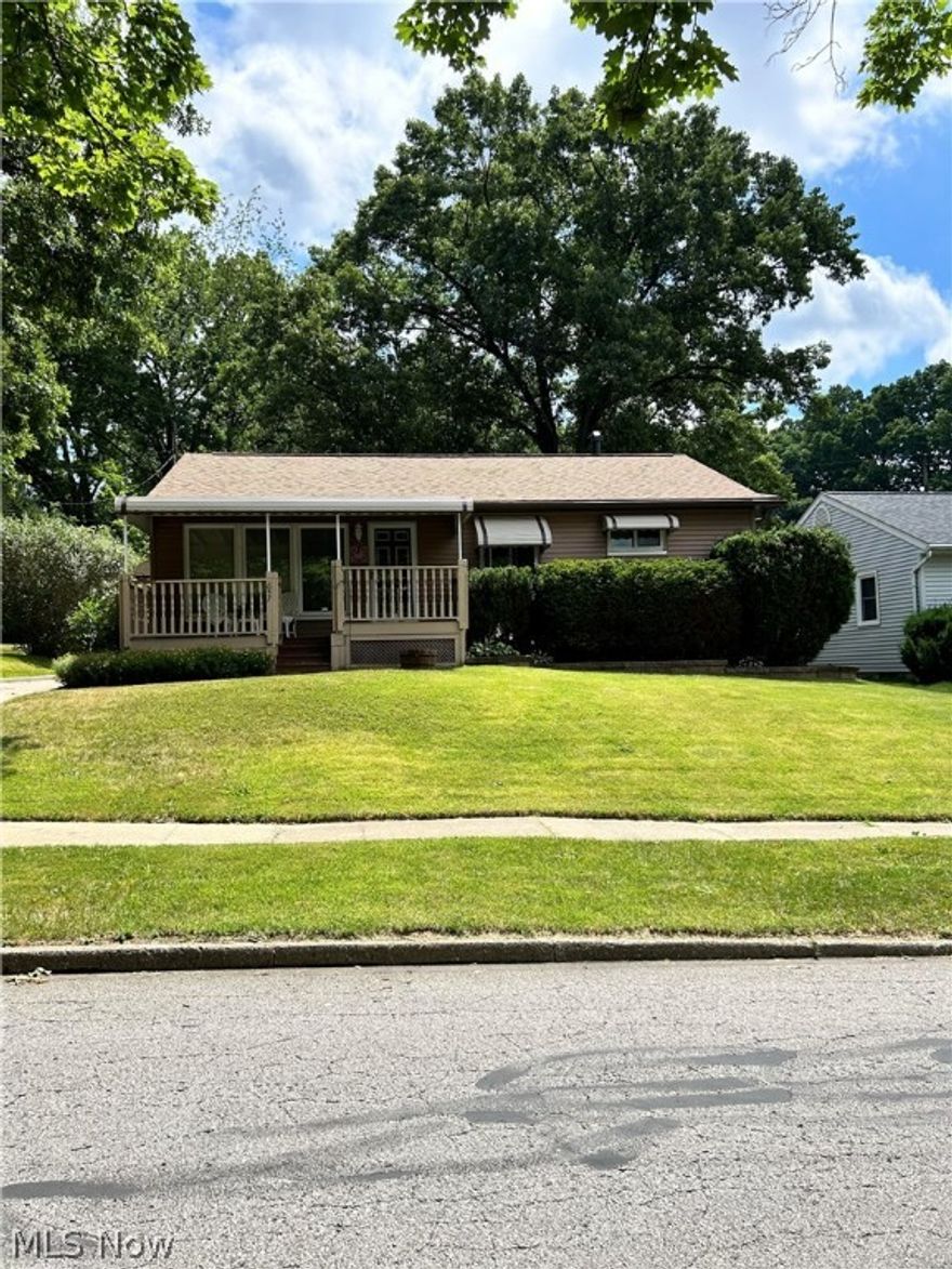 Welcome to your new home, where the kids still ride their boke and the neighbors walk their dogs! The home's back yard backs up the a park and Preston School. There is a screened in back porch, a perfect place the enjoy your morning coffee. There is also a porch on the front of the house to enjoy. The home has good bones but needs some upgrades and TLC. The kitchen counters are Corian and there is a snice backsplash. The seller is offering a one-year home warranty with America's preferred. The roof, siding and awnings are 3 years old. Water heater December 2023, furnace 2009. Th e back of the home has a ramp for wheelchair accessibility. If new owners do not want the ramp, it will be removed. Family is having a garage sale July 4-6. Anything not sold will be donated.